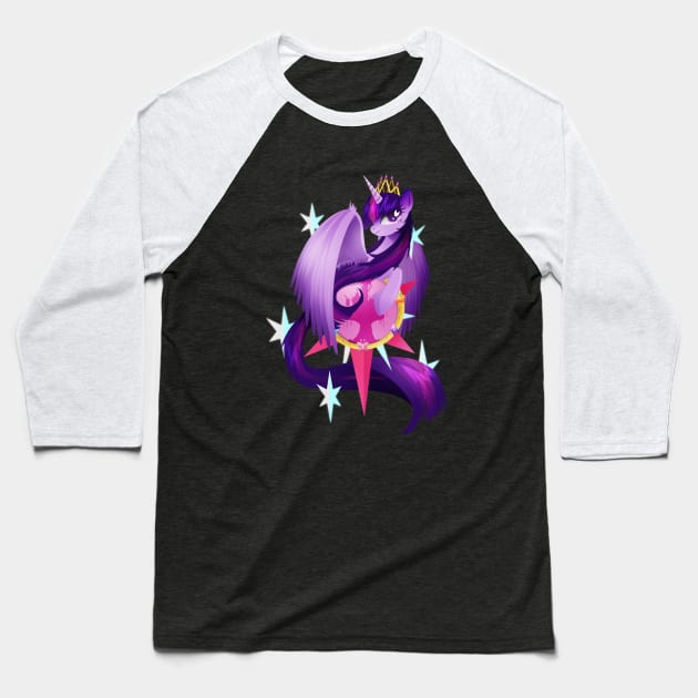 Princess Twilight Sparkle Baseball T-Shirt by Ilona's Store